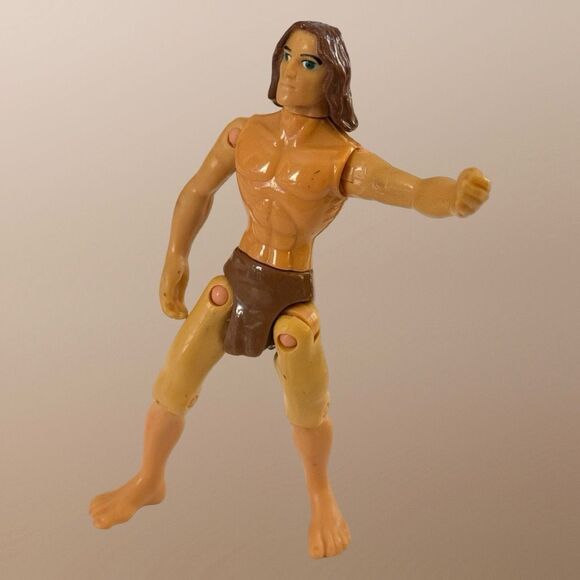 Vintage 1999 McDonalds Happy Meal Tarzan Burroughs Disney Action Figure 5” A14 - Picture 6 of 8
